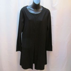 J Jill Long Sleeve Hook-And-Eye Fastened Tunic Top